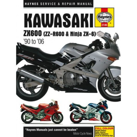 Kawasaki ZX600 (ZZ-R600 & Ninja ZX6) 1990 - 2006