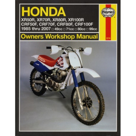 Honda XR50/70/80/100R & CRF50/70/80/100F 1985 - 2007