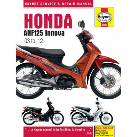 Honda ANF125 Innova Scooter 2003 - 2012