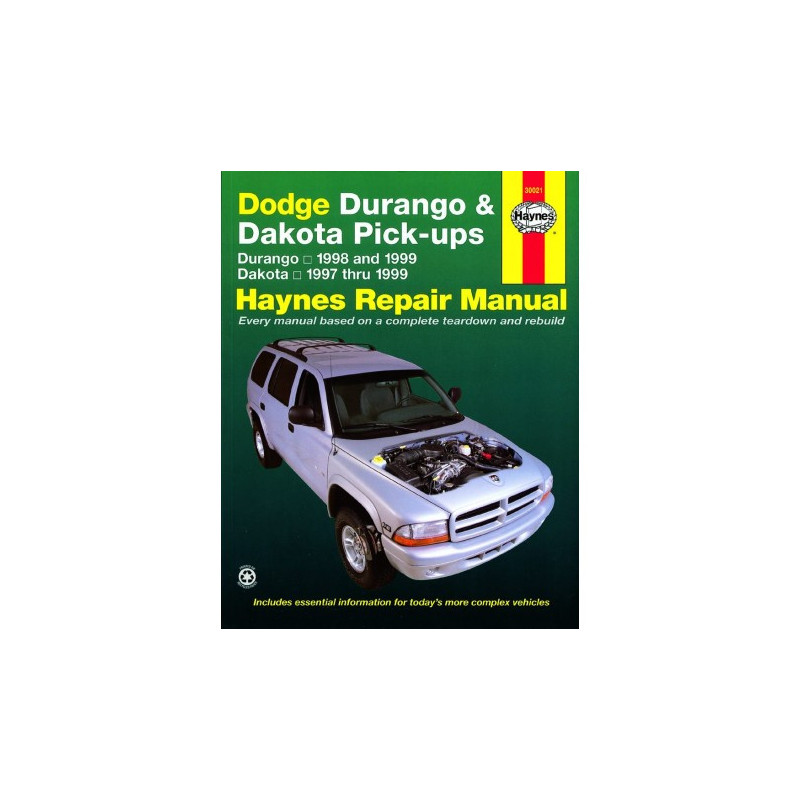 Dodge Durango (1998 and 1999) & Dodge Dakota (1997 thru 1999) Haynes Repair Manual