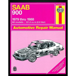 SAAB 900 Haynes Repair Manual for 1979 thru 1988 covering Sedan and Turbo models