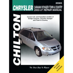 Chrysler Caravan/Voyager/Town & Country Chilton Repair Manual for 2003-07 (excludes information specific to all-whe