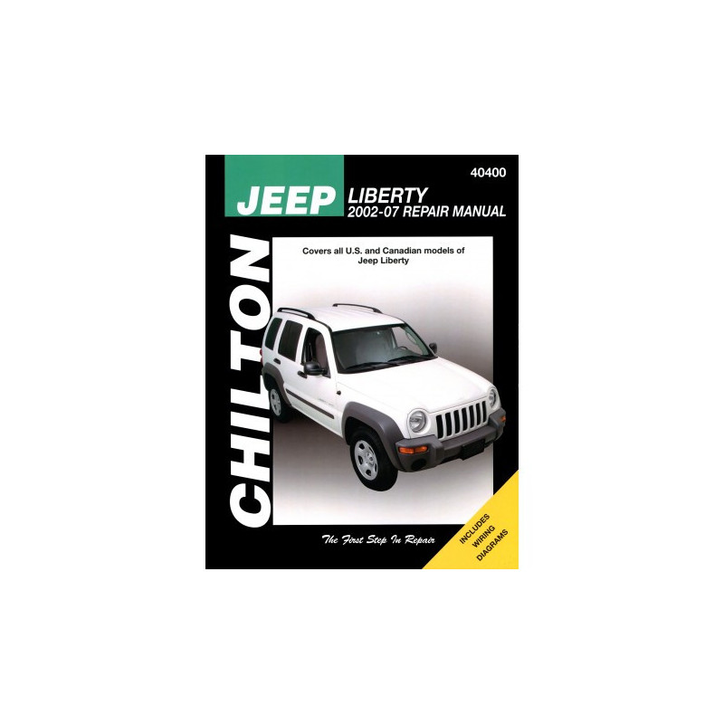 Jeep Chilton Repair Manual for 2002-07 covering all models of Jeep Liberty