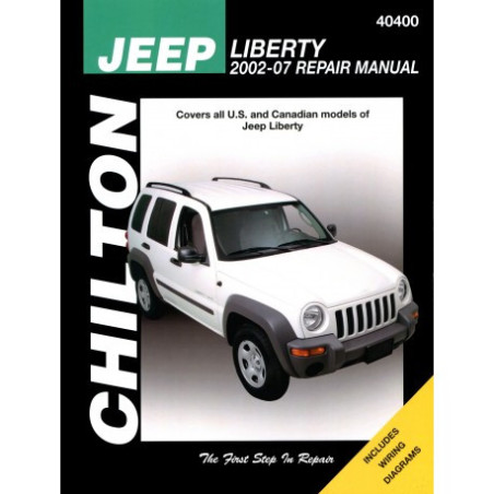 Jeep Chilton Repair Manual for 2002-07 covering all models of Jeep Liberty