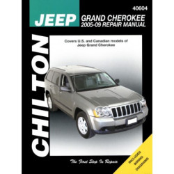 Jeep Chilton Repair Manual for 2005-09 covering all models of Jeep Grand Cherokee excluding diesel engines