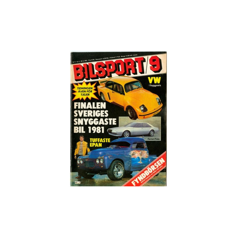 Bilsport nr 9  1981