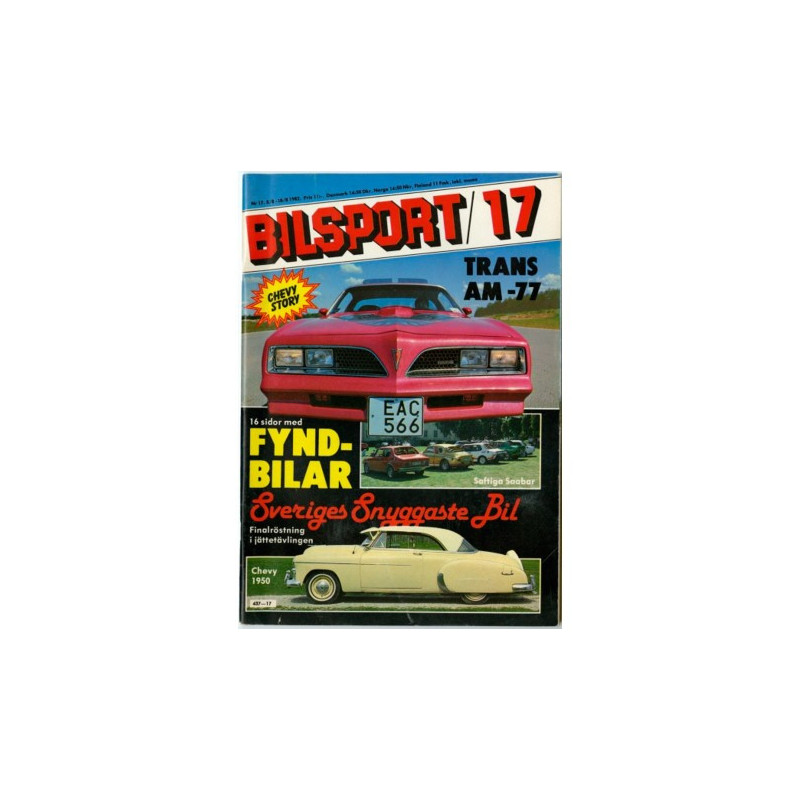 Bilsport nr 17  1982