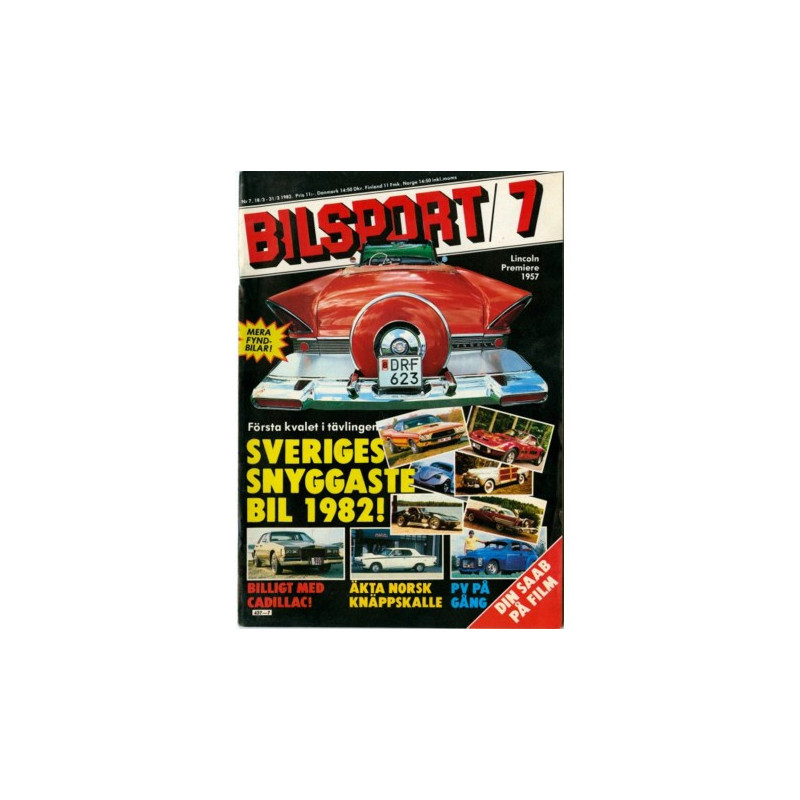 Bilsport nr 7  1982