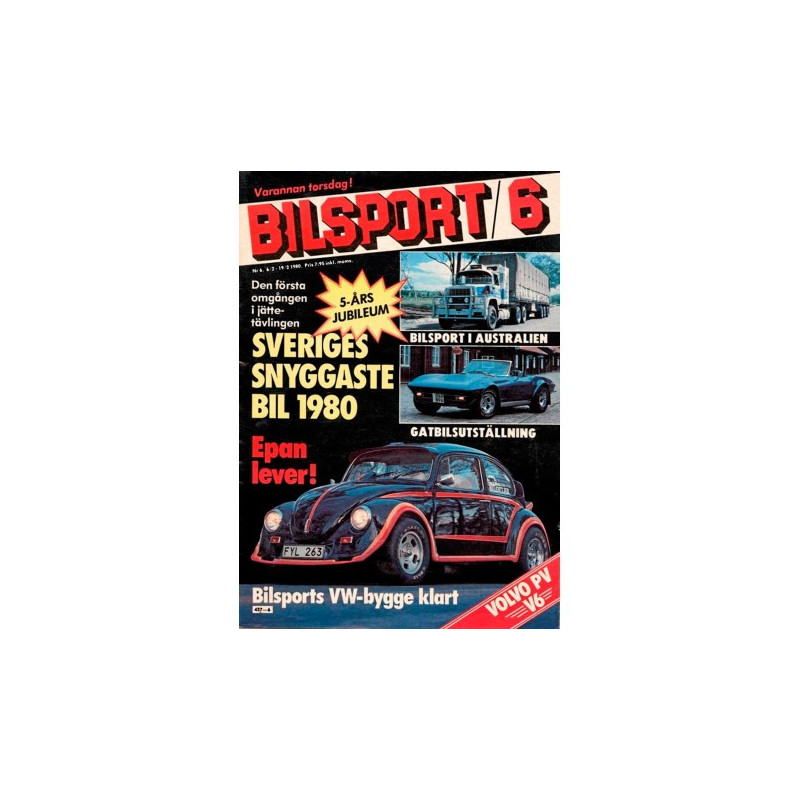 Bilsport nr 6  1980