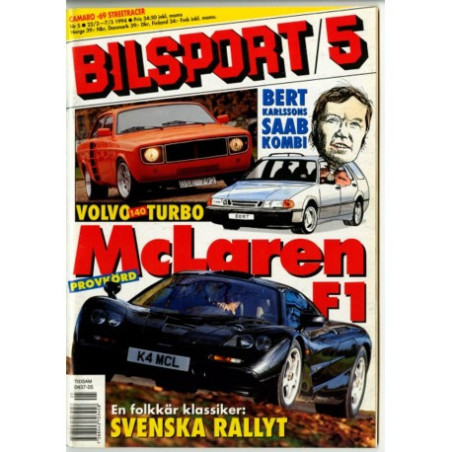 Bilsport nr 5  1995