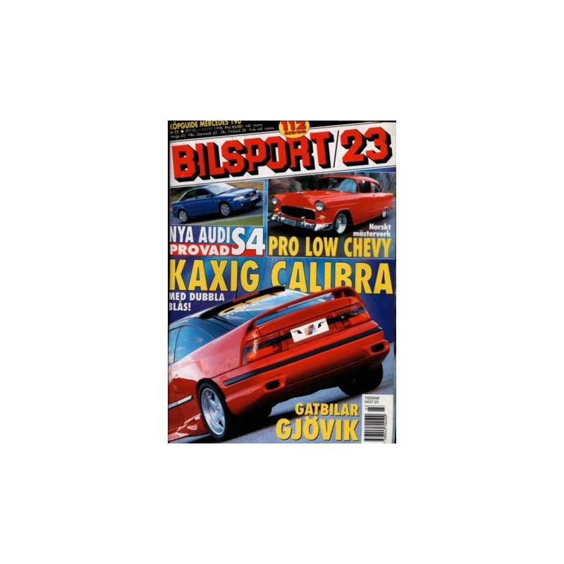 Bilsport nr 23  1998