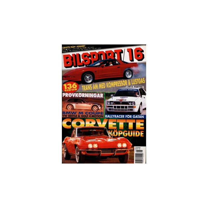 Bilsport nr 16  1998