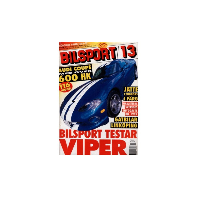 Bilsport nr 13  1997