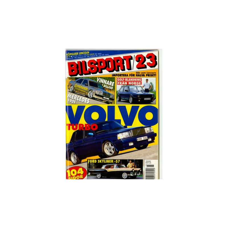 Bilsport nr 23  1996