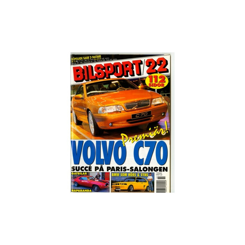 Bilsport nr 22  1996