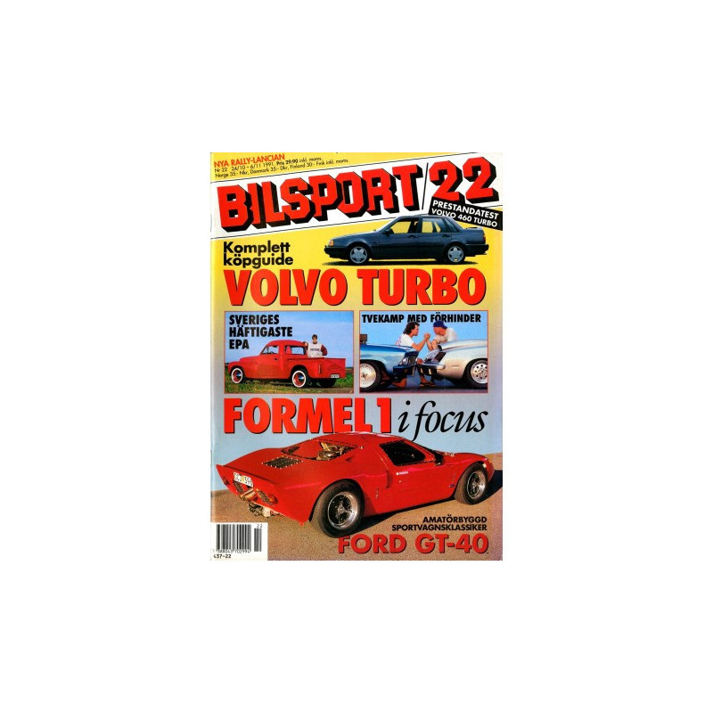 Bilsport nr 22  1991