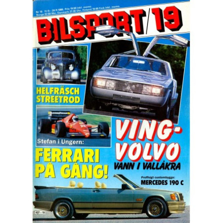 Bilsport nr 19  1986