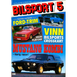 Bilsport nr 5  1986