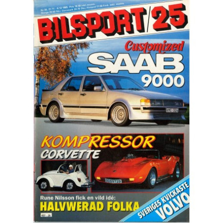 Bilsport nr 25  1985