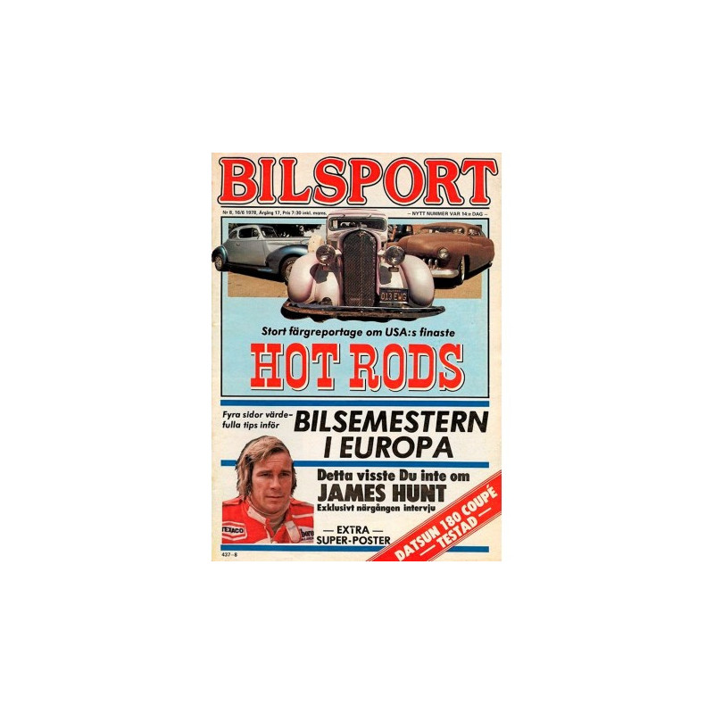 Bilsport nr 8  1978