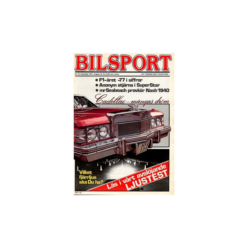 Bilsport nr 12  1977