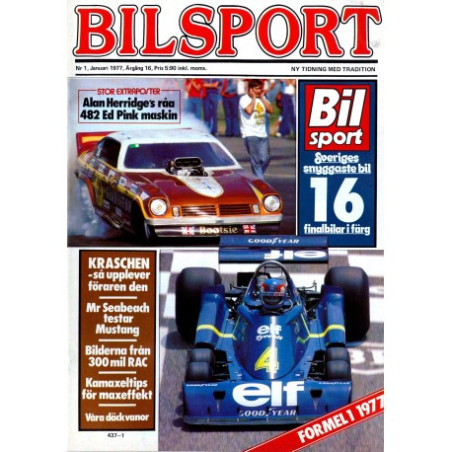 Bilsport nr 1  1977