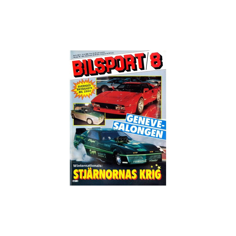 Bilsport nr 8  1984