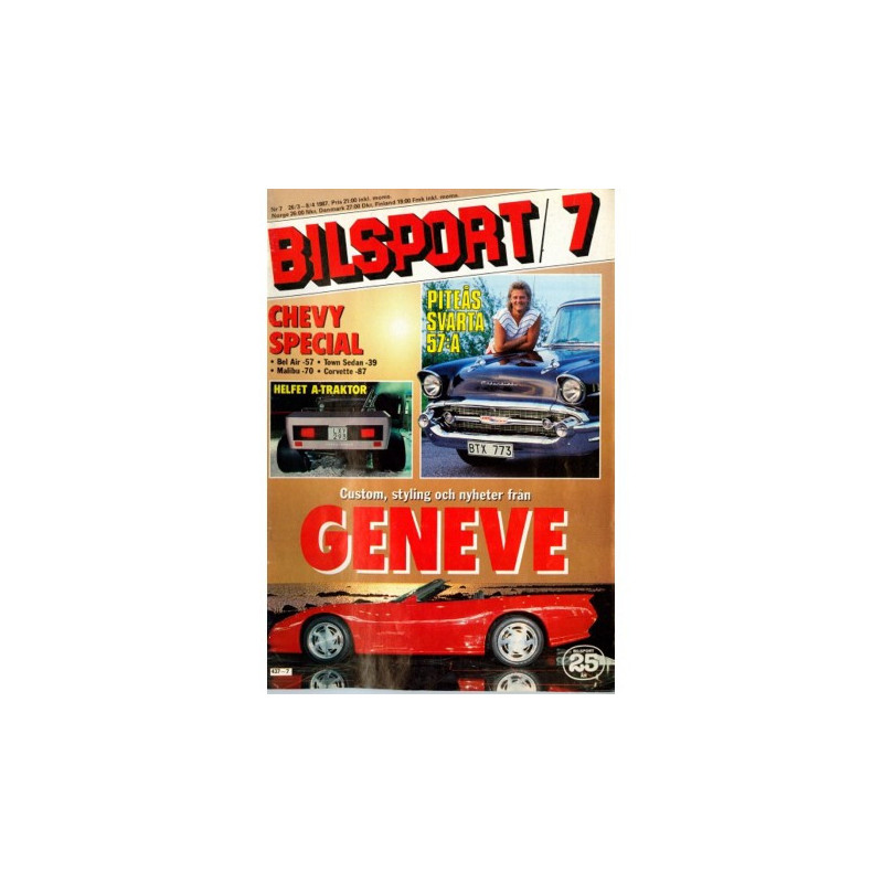 Bilsport nr 7  1987