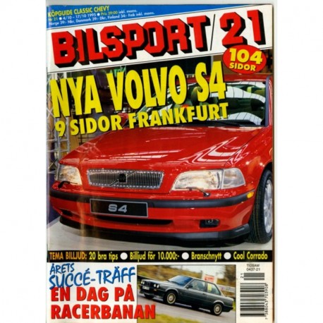 Bilsport nr 21  1995