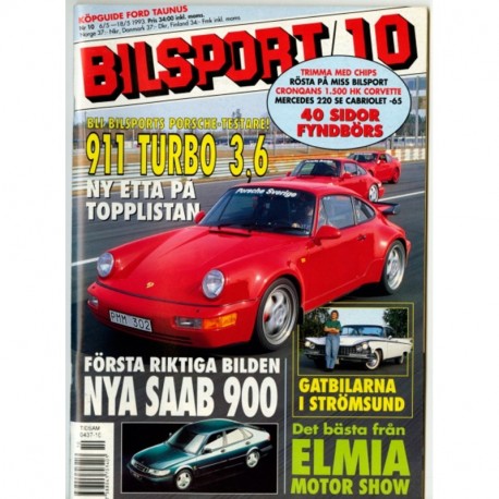 Bilsport nr 10  1993