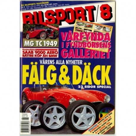 Bilsport nr 8  1993