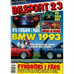 Bilsport nr 23  1992