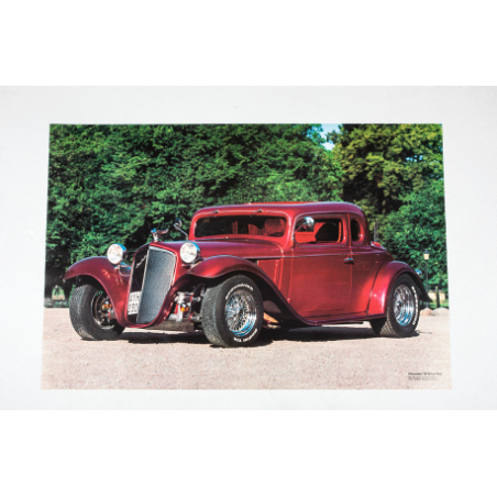 Vintageposter Bilsport Classic Chevrolet -34 Street Rod