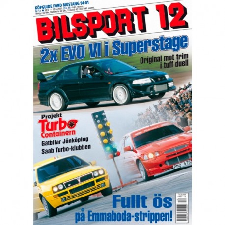 Bilsport nr 12  2001