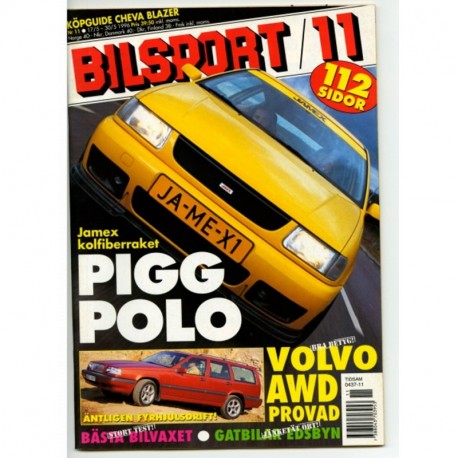 Bilsport nr 11  1996