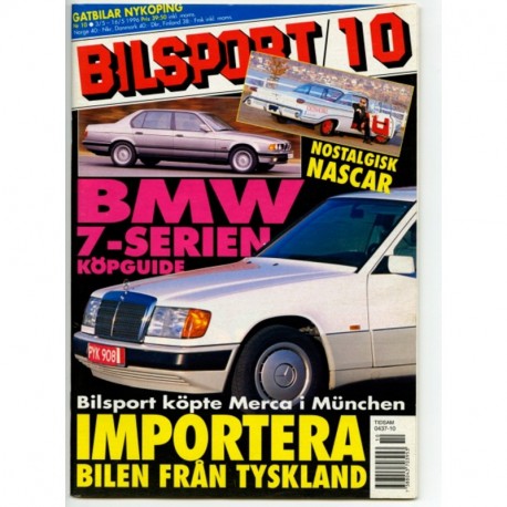 Bilsport nr 10  1996