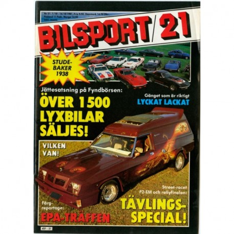 Bilsport nr 21  1981