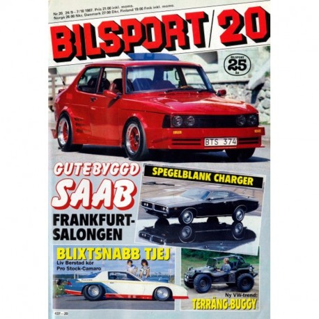 Bilsport nr 20  1987