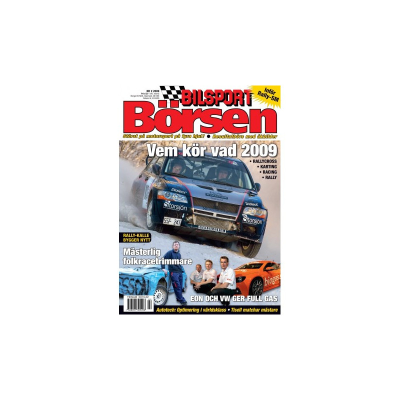 Bilsport Börsen nr 2 2009