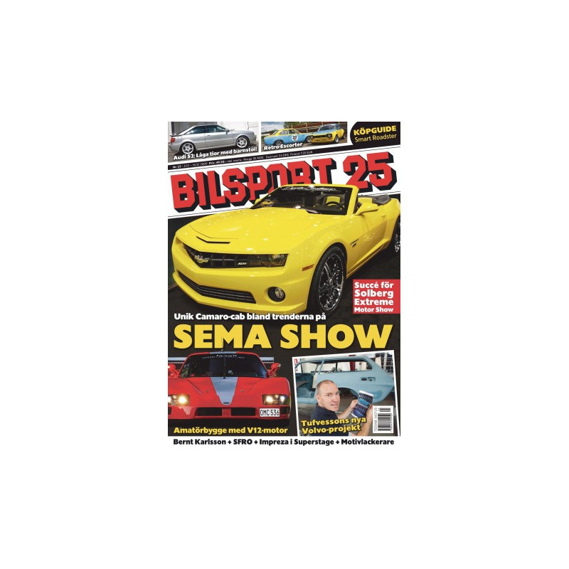 Bilsport nr 25 2009